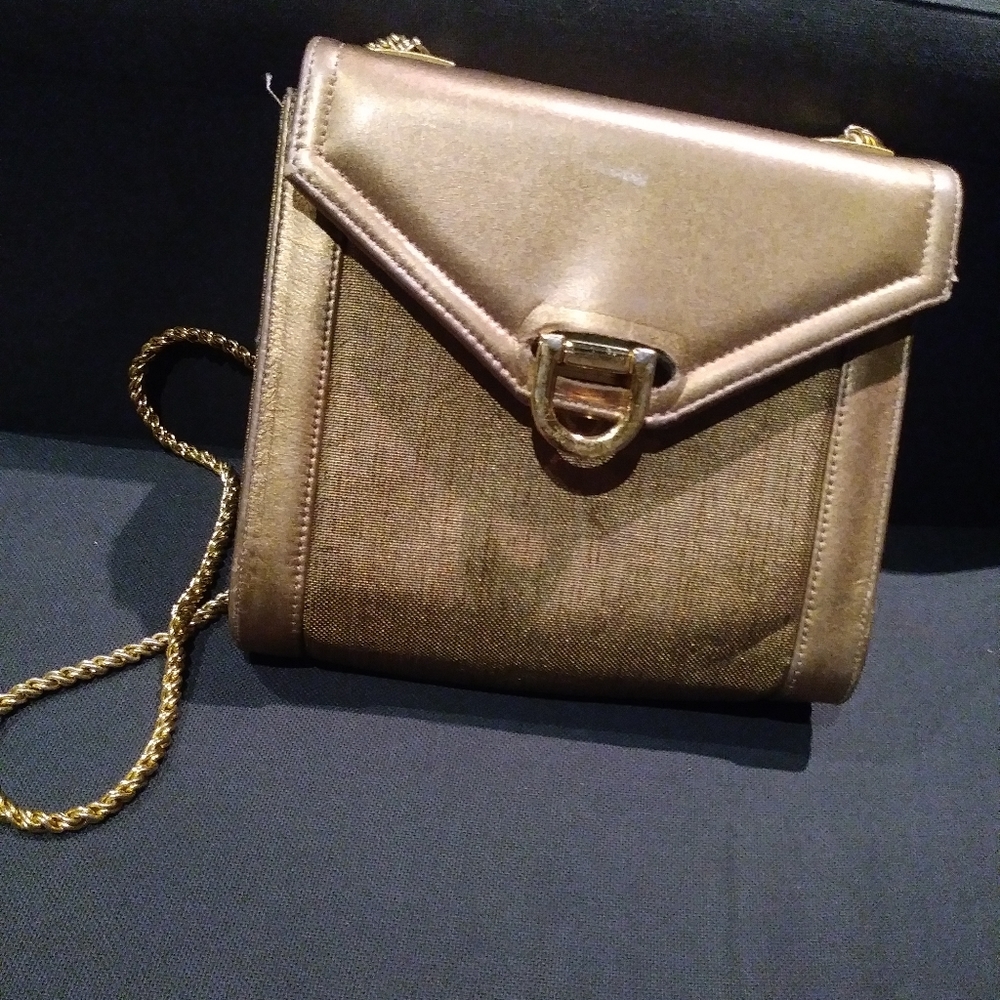 Golden Chained Purse